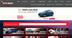 Desktop Screenshot of littleappletoyota.net